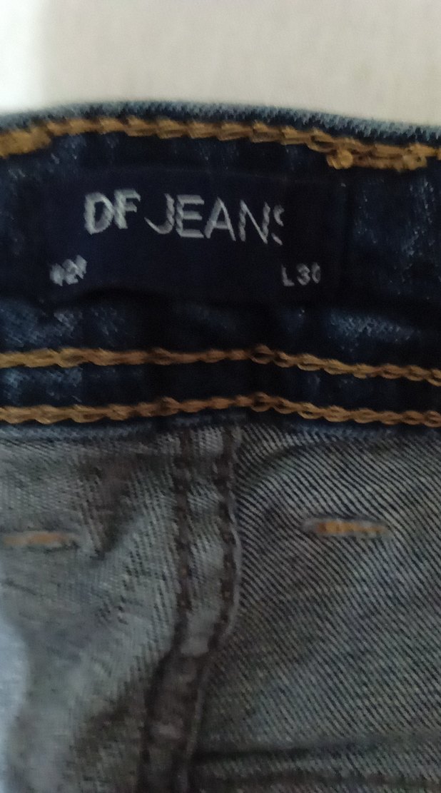erkek Mavi Denim Jean - Görsel 3