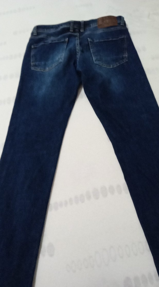 erkek Mavi Denim Jean - Görsel 5