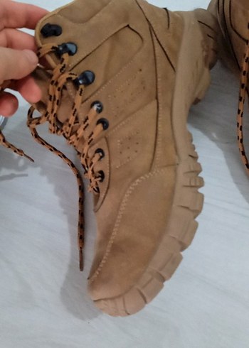 taba rengi Süet Bağcıklı Erkek Bot - Görsel 2