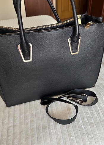 H&M Deri Kadın Kol Çantası - Görsel 3