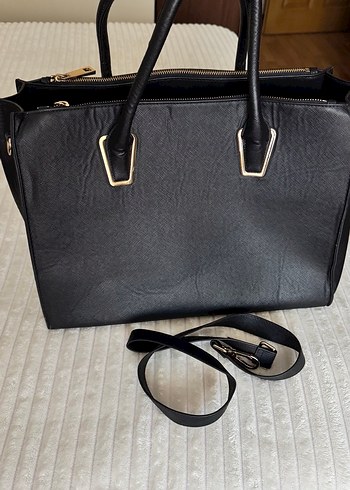 H&M Deri Kadın Kol Çantası - Görsel 2