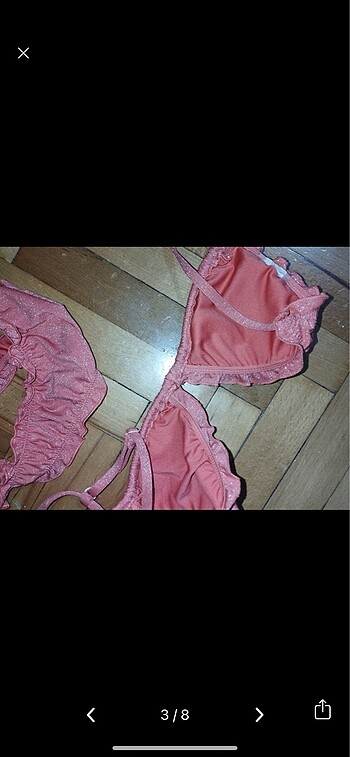 s Beden Simli Bikini Takımı