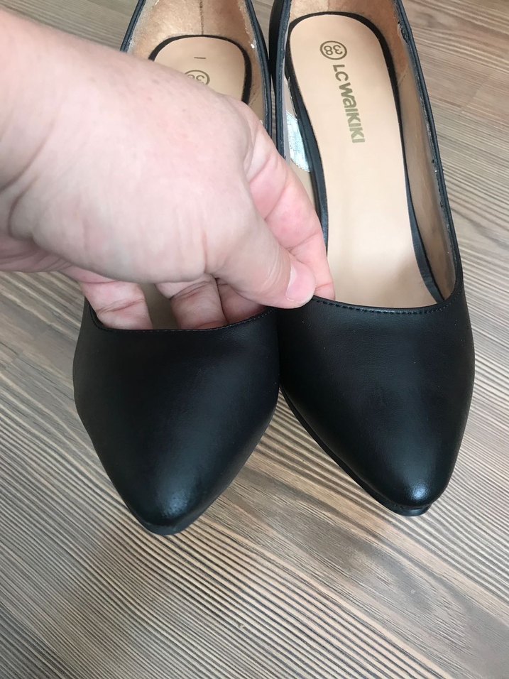 SIFIR Lc waikiki Klasik Şıklık Siyah Stiletto - Görsel 5