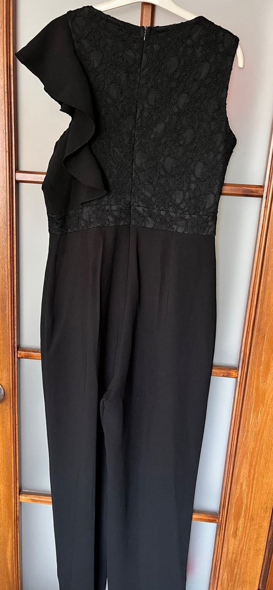 Passage Abiye Dantelli Siyah Goth Tulum - Görsel 2