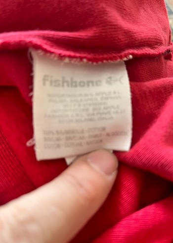 Kırmızı Baskılı Uzun Kollu Sweatshirt - Görsel 8