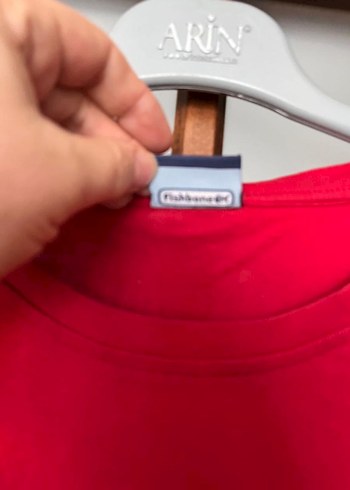 Kırmızı Baskılı Uzun Kollu Sweatshirt - Görsel 2