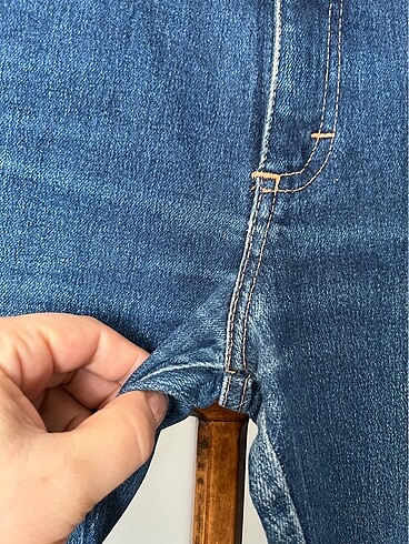 36 Beden lacivert Renk Lee cooper marka yüksek bel jeans