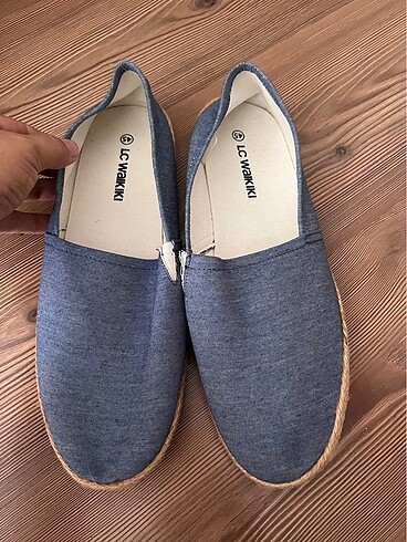 Sıfır Lc waikiki marka espadril 45 numara