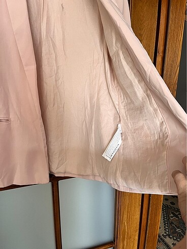 36 Beden pembe Renk Bershka Blazer ceket