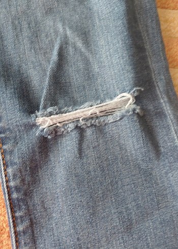 Kadın Mavi Normal Boy Kot Pantolon GAP marka - Görsel 5