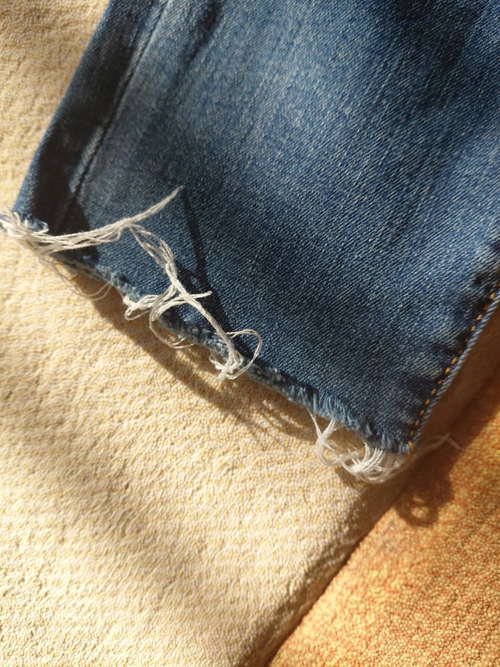 Kadın Mavi Normal Boy Kot Pantolon GAP marka - Görsel 3