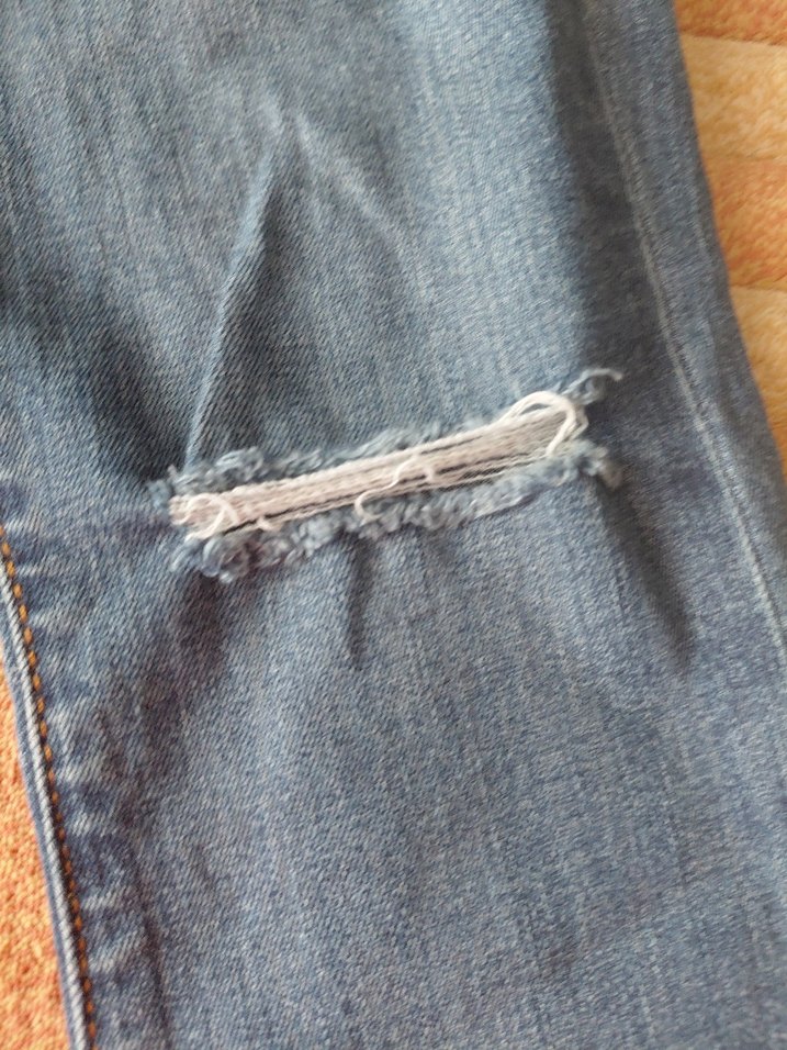 Kadın Mavi Normal Boy Kot Pantolon GAP marka - Görsel 5