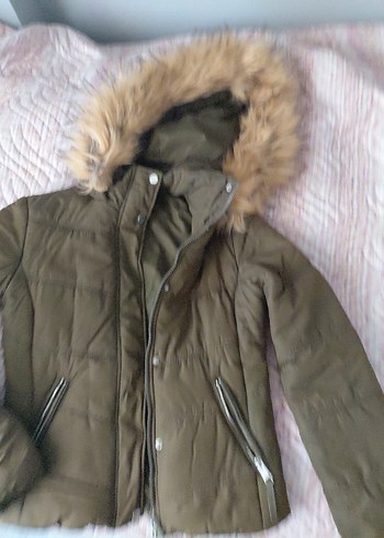 Kürk Detaylı Kadın Kışlık Mont - Görsel 2