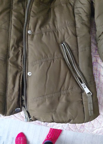 Kürk Detaylı Kadın Kışlık Mont - Görsel 3