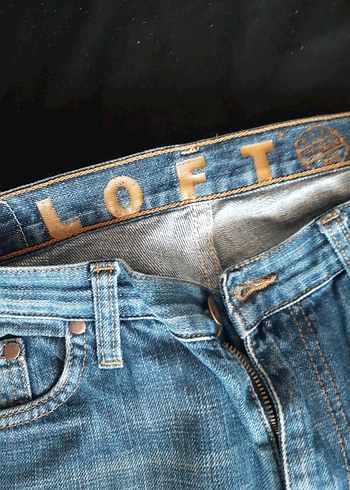 32 Beden mavi Renk loft Tokalı Kadın Denim Pantolon