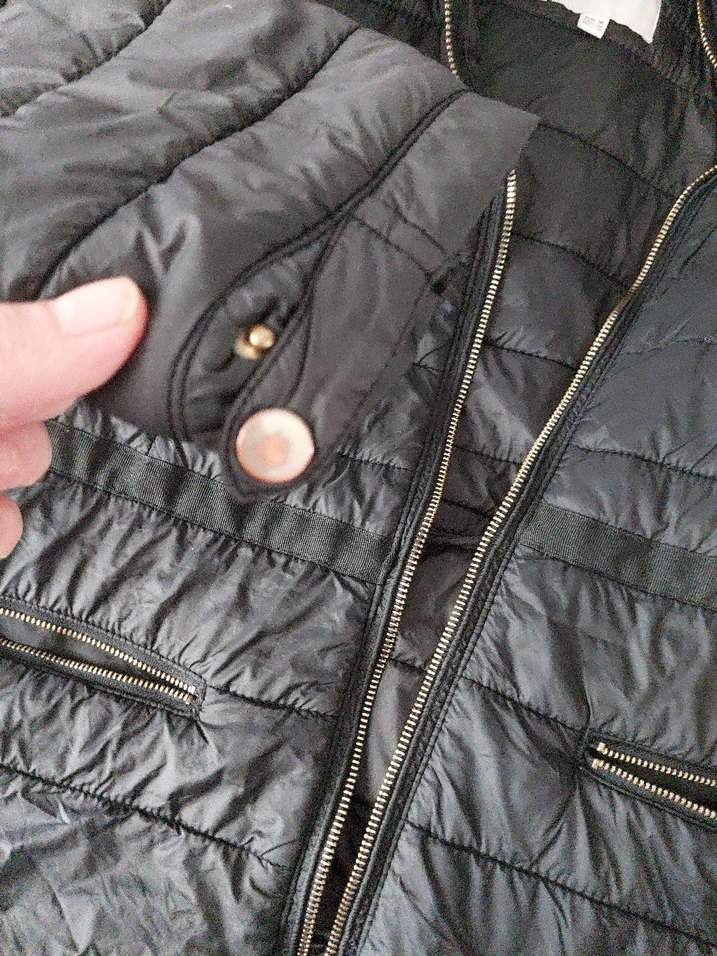 koton siyahKapüşonlu Fermuarlı Kadın ince mont - Görsel 5