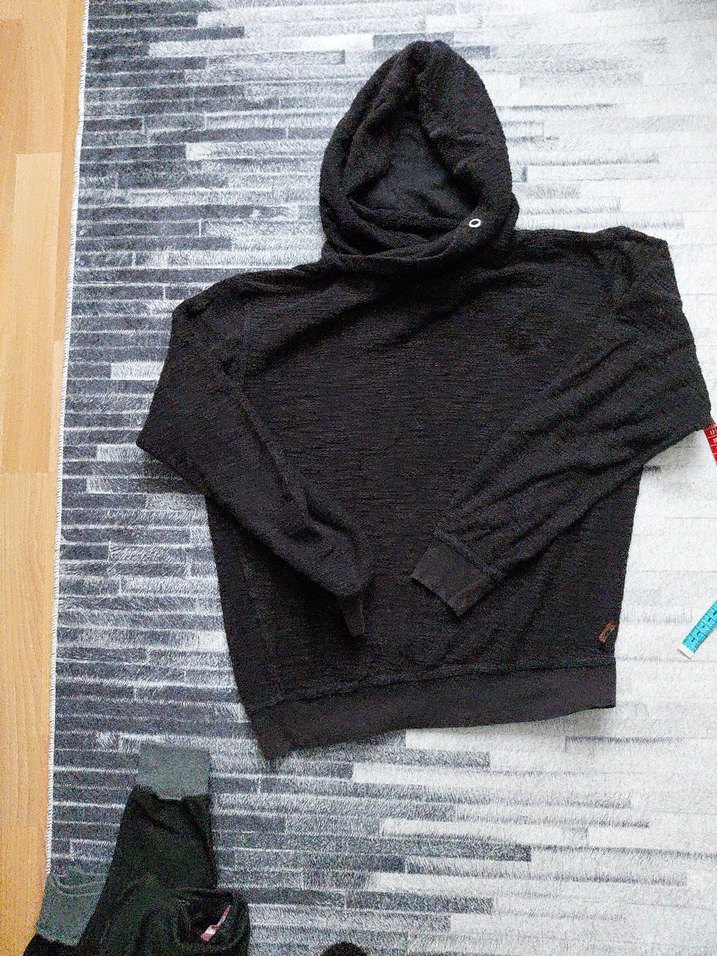 lee cooper siyah Kapüşonlu Erkek Triko Sweatshirt - Görsel 2