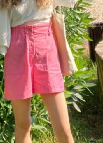 Pembe şort 