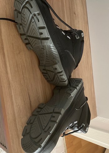 40 Beden Diger Siyah Gri Bağcıklı Erkek Spor Bot