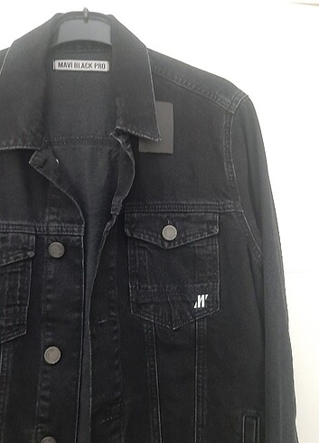 m Beden gri Renk Mavi jeans kot ceket
