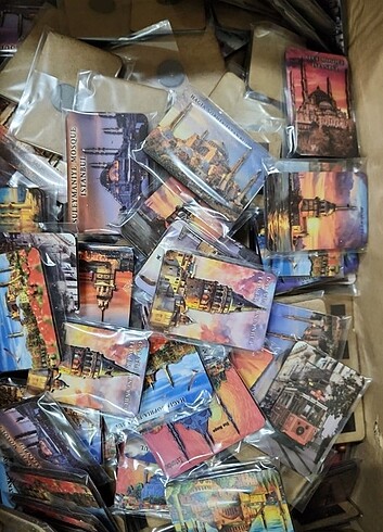 Ahşap kabartmalı magnet