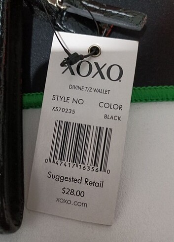 XOXO gotik cüzdan
