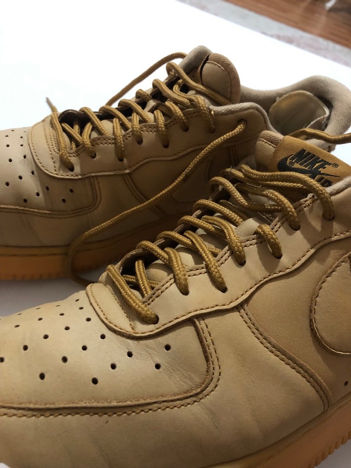 Orjinal nike air force 1  hardal - Görsel 5