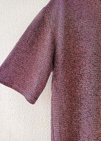 m Beden bordo Renk PULL&BEAR Midi Elbise
