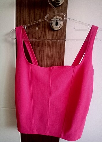 m Beden pembe Renk PEMBE CROP 