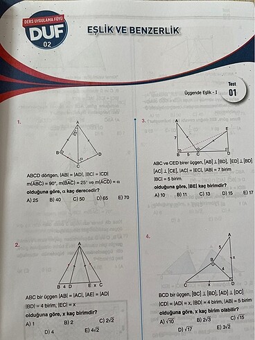  Tyt ayt geometri föyleri