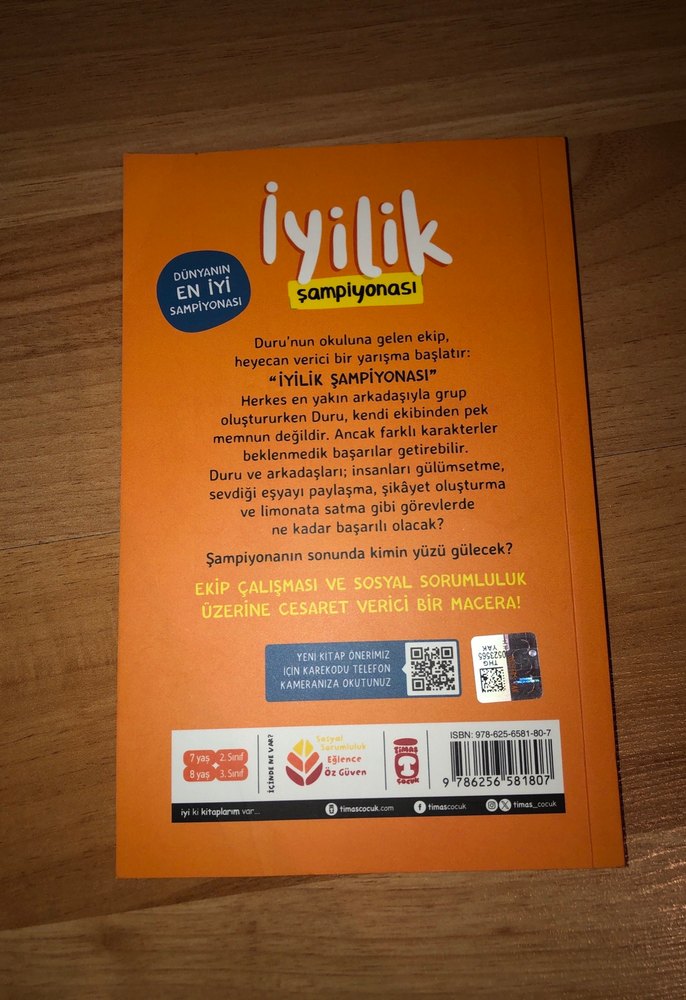 İyilik Şampiyonası - Yavuz Yiğit çocuk okuma kitabı - Görsel 2