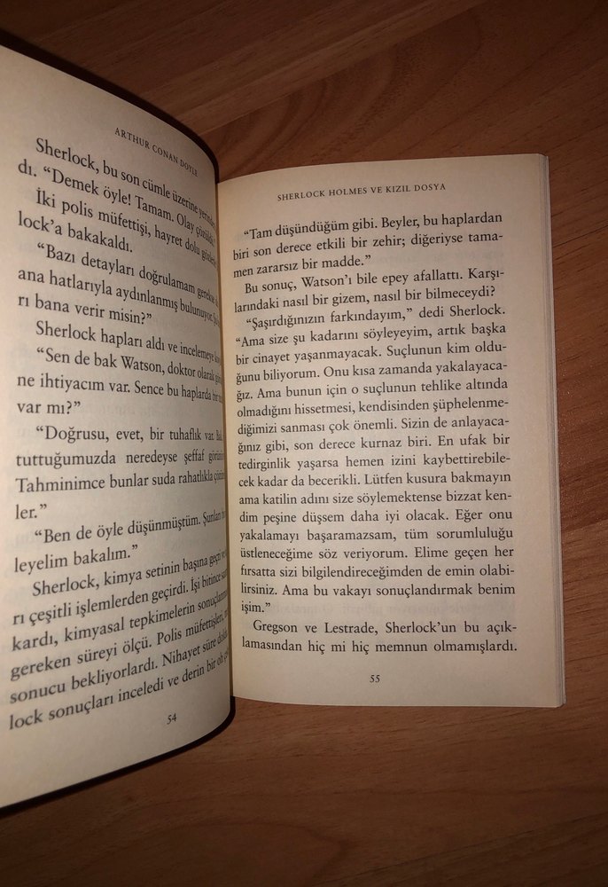 Sherlock Holmes ve Kızıl Dosya - çocuk okuma kitabı - Görsel 3