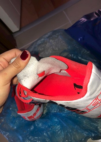 Beyaz Desenli Erkek krampon - Görsel 4