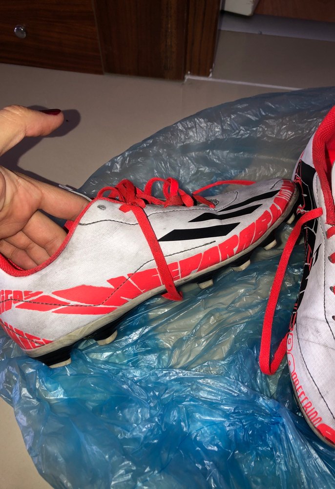 Beyaz Desenli Erkek krampon - Görsel 2