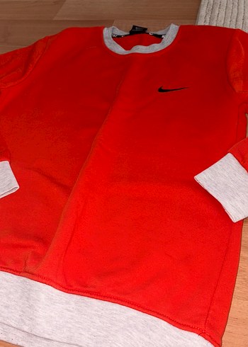 Turuncu kadın  Sweatshirt - Görsel 2