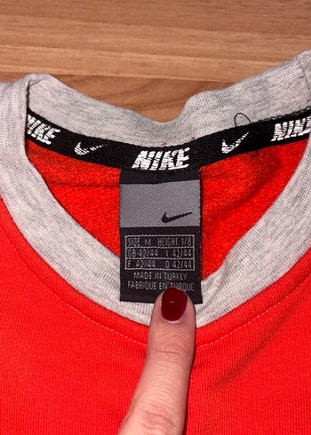 Turuncu kadın  Sweatshirt - Görsel 3