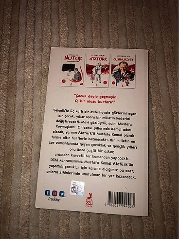 Çocuklar için atatürk okuma kitabı