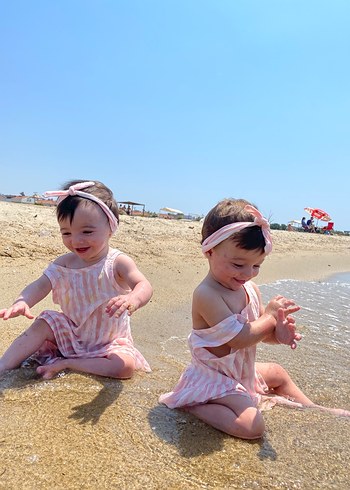 Pembe Dantel Detaylı Bebek Kız Tulum