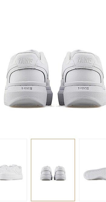 36 Beden beyaz Renk Sneaker nike court vision alta