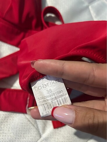 m Beden kırmızı Renk Bikini üstü