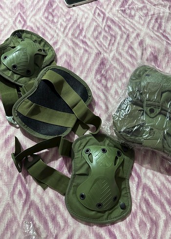 Haki Kamuflaj  Dizlikleri Velcro - Görsel 4