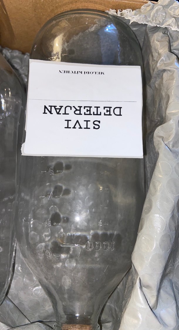 Gri Beyaz Cam Bebek Şişesi - Görsel 2