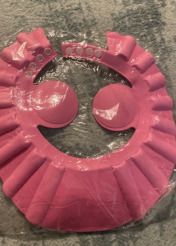 Pembe Baskılı Bebek duş şapkası - Görsel 2
