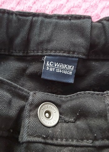 Erkek Çocuk Siyah Dar Kesim Pantolon - Görsel 2