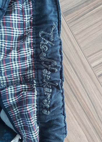 Erkek Çocuk Lacivert Kemerli hafif likralı kumaş Pantolon - Görsel 5