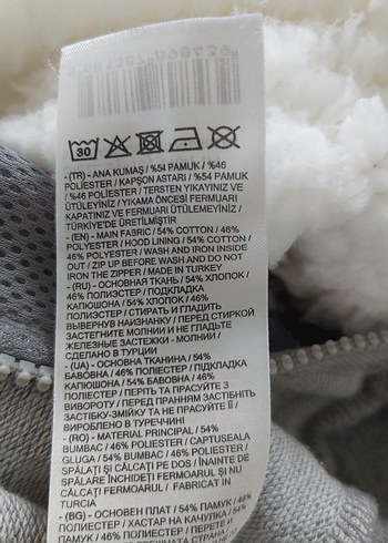 Gri Erkek Çocuk Fermuarlı Sweatshirt - Görsel 4