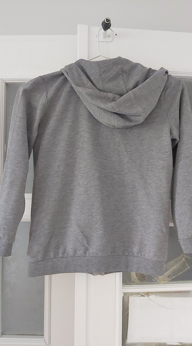 Gri Erkek Çocuk Fermuarlı Sweatshirt - Görsel 2