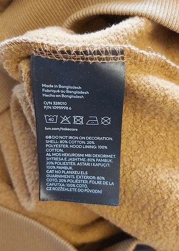 çocuk Kahverengi Kapüşonlu Sweatshirt - Görsel 3