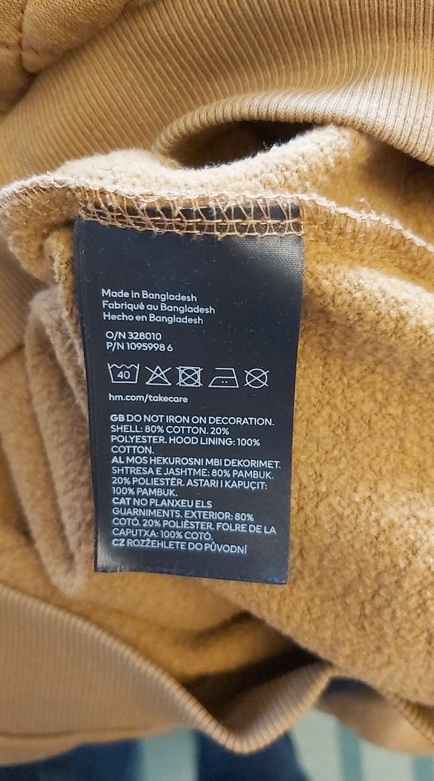 çocuk Kahverengi Kapüşonlu Sweatshirt - Görsel 3