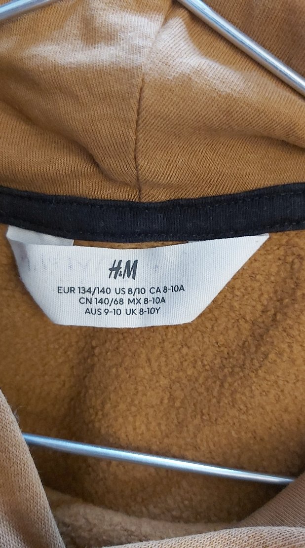 çocuk Kahverengi Kapüşonlu Sweatshirt - Görsel 4